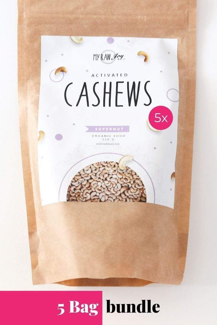 Activated Cashew Supernut Bites SuperNut Bites MyRawJoy 5 bag bundle deal 