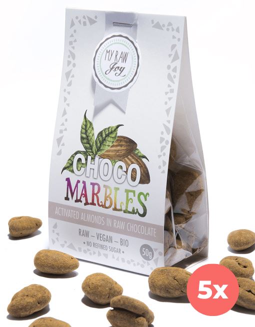 Choco Marbles - Almonds Choco Marbles MyRawJoy 5 Bag Bundle Deal | €2.83 per Bag 