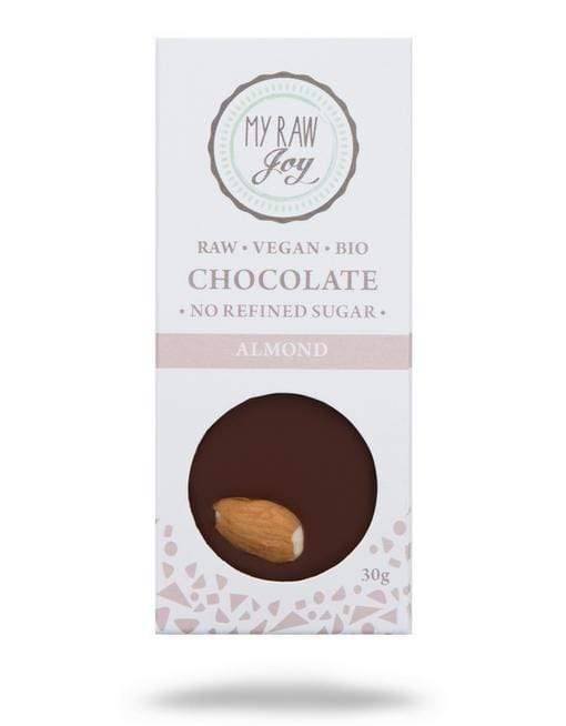 Raw Almond Chocolate - Small Raw Chocolates MyRawJoy 