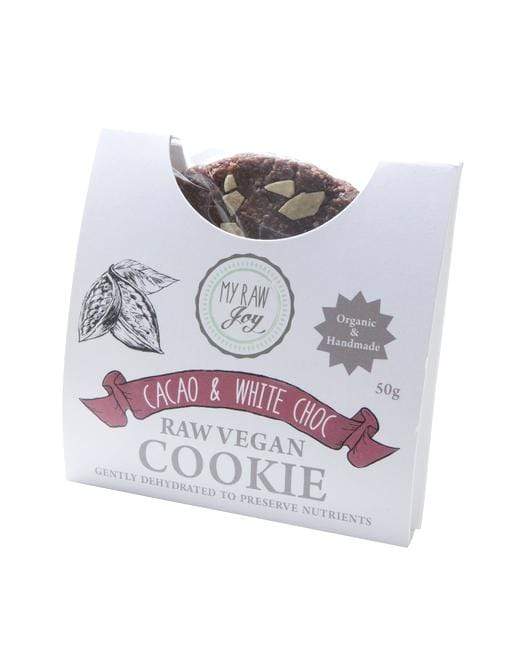 Raw Cookie - Cacao & White Chocolate Nutritious Cookies MyRawJoy 